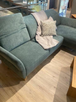 Activineo - Ecksofa Belami Stoff 2 Mosa 38a Green Grün Gestell Massivholz Geölt - 4