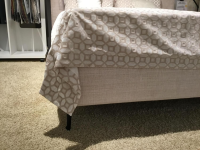 WK Wohnen - Polsterbett WK 113 Camea Stoff 01125 JAB 23060 Rosa Inklusive Matratzen Und Kissen - 2