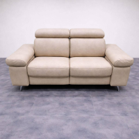 himolla - Sofa 2-Sitzer 1182 62 F44 Leder 24 Longlife Rustika Küste Beige Gestell Metall Anthrazit Mit Elektrischer Wallfree-Funktion - 6