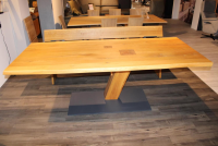 Wimmer - Essgruppe Zweigl Z30 Rustikale Asteiche Esstisch Bank 3 Stühle - 3