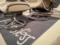 Stressless - Relaxsessel Mayfair M Leder Batick Mole Beige Gestell Signature Holz Wenge - 5