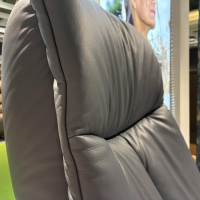 himolla - Relaxsessel 4561 Leder Longlife 24 Aqua Grau Blau Sternfuß Anthrazit Pulverbeschichtet - 2