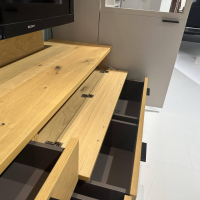 Mondo - Wohnwand Artist Lack Grau Mit Beleuchtung Und TV-Halter Wandbefestigung - 7