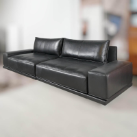 IP Design - Sofa Cube Lounge Leder Space Schwarz - 9
