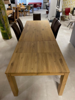 DKK - Essgruppe Twenty Smile Natureiche Bianco Massiv Tisch 6 Stühle - 3