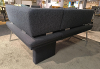 K+W - Essgruppe Step Two 343021 Bank Und Stuhl Stoff 2255 58 Marine Blau Tisch Arsian Eiche Nachbildung - 8