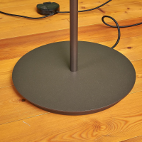 Bielefelder Werkstätten - Stehleuchte Atmosphere Kugel Glas Transparent Braun Fuß Bronze Matt - 4