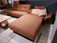 Global - Ecksofa Bahia Stoff GFI154/08 Kupfer Füße Metall Schwarz Mit Motorischer Relaxfunktion - 2