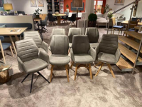Natura - 8er-Set Stuhl Dalyan Stoff Chicago Grau - 8
