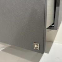 Musterring - Wohnwand Jana Lack Graphit Grau Mit Absetzung Altholz-Eiche inkl. Beleuchtung - 8