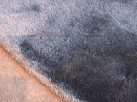Longbarn - Teppich 380x380 Textil Liscio Rund Blau - 3