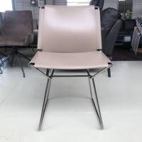 MDF Italia - 4er-Set Stuhl Neil Leder Tortora Rose Braun - 4