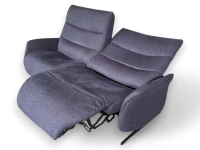 himolla - Comfort Sofa 4051 Cumuly Stoff Uni Ozean Blau Gestell Metallkufen Anthrazit Inklusive Elektrische Verstellung - 5