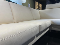 Erpo - Ecksofa Classics CL500 Stoff Prestige 1150 33 1150 Weiß Metallfuß 575 Silber - 2