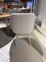 himolla - Stuhl Dining 1473 Stoff 18 Marble Pebbles Beige Gestell Metall Beige Mit Rückholfeder - 7