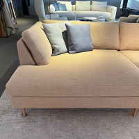 COR - Ecksofa Conseta Stoff 8186 Aprikose Rosa Orange Gestell Metall Rosa Orange - 6