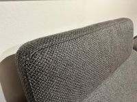 Brühl - 2er Set Sofa Alba Stoff 4491 93 Grau Metallkufe Glänzend Verchromt Mit Klappbarem Armteil - 6