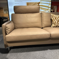 Erpo - Sofa 05550001 XC Leder Touch J Stone Beige Fuß 59 Aluminium Ohne Kopfstütze Ohne Dekokissen - 5