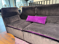 Werther - Sofa Elements Frei Kombinierbar Stoff Bicolor Lila Schwarz 7832-095 7832088 - 10