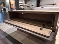 Voglauer - Couchtisch Vgalvino Alteiche Rustico Schwemmgrau Lackiert Akzent Metall - 4