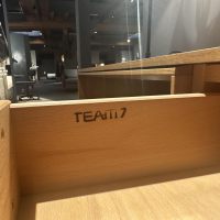 Team 7 - Sideboard Filigno Anrichte 3 Eiche  Natur AFK 38215 Keramik Cement Gestell Cubus Pure Kufe - 11
