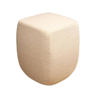 Riva1920 - 2er Set Hocker Betty Pouf Stoff Bouclé Ecrú Beige - 3