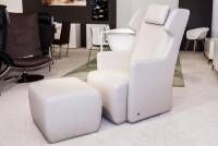 Rolf Benz - Sessel 5200 Leder Beige Mit Hocker - 5