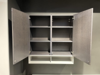 Sudbrock - Wohnwand Cubo Lack Canagrau Mit Eiche Anthrazit Gebeizt - 8