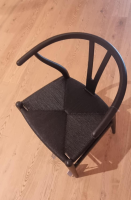Carl Hansen & Søn - Stuhl CH24 Buche Schwarz Sitzfläch Schwarz Geflecht - 3