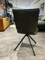 Natura - 4er-Set Stuhl Nottingham Stoff Microfaser Aberdeen Anthrazit Stativ Gestell Eisen Schwarz - 6
