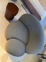 Kartell - Sessel Aaland Stoff Bouclé New Stretch K3 Grau - 5