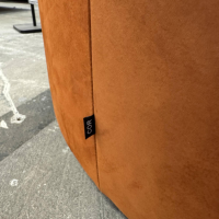 COR - Recamiere Siwa 58201 Leder 685 Terrakotta Orange Braun Inklusive Rückenkissen - 3