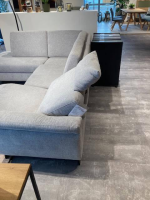 Dietsch - Ecksofa Enjoy Stoff 1 Mito Silber Grau mit Relaxfunktion - 8