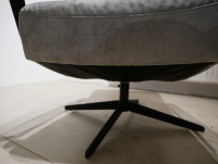 DFM - Drehsessel Styles United MA Stoff Reno ML 149 Steel Grau Fuß Schwarz - 4