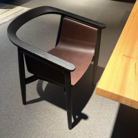 Zeitraum - Stuhl Pelle Cord Eiche Graphitschwarz Kernleder Schwarz (28 Stück vorhanden) - 2