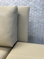 Walter Knoll - Sofa Jason 390 20 Leder Sierra Dune Beige Gestell Silber Hochglanz Verchromt inkl. Funktionsarmlehnen - 8