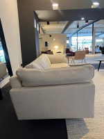 DePadova - Sofa Square 16 3-Sitzer Stoff Boston Grezzo Grau Füße Gunbarrel Grey Grau - 3
