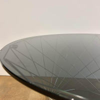 Walter Knoll - Beistelltisch Oota 156 T5 Platte Glas Schwarz Getönt Gestell Edelstahl Poliert - 5