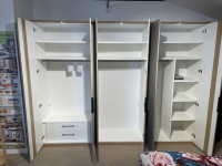 Disselkamp - Kleiderschrank Callao Balkeneiche Und Lack Taupe Grau Beige - 2