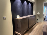 Promemoria - Sideboard Amarcord Holz Semilucido Greige Grau Lackiert - 8