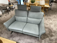 himolla - Sofa Cumurex 6270 Leder 22 Soft Nappa Jade Blau Gestell Metall Schwarz Pulverbeschichtet Mit Relaxfunktion - 3