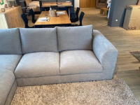 Natura - Ecksofa Stormy Stoff 2 Lapis Khaki Grün Grau Füße Kunststoff Mit Stoff Bezogen - 5