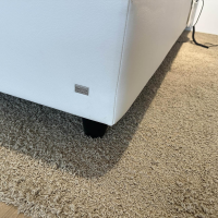 RUF Betten - Boxspringbett Mercata Kunstleder Weiß Creme Fuß S Schwarz Lackiert Mit Elektrischer Verstellung - 8