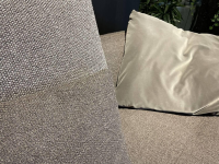 Rolf Benz - Sofa Moyo Stoff 24 143 Graubraun Mit Kunststoffgleitern Schwarz Inklusive Kissen - 4