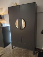 Raum.Freunde - Highboard Jyn Lack Schiefer Schwarz Inklusive Beleuchtung Mit Fernbedienung - 3