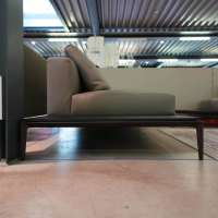 Walter Knoll - Recamiere Jaan Living 783 25 Bezug Leder Safari Mineral Grau mit Ablageboard - 6