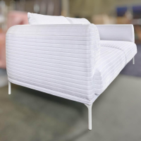 IP Design - Sofa Loop 2/75 Stoff Glory IP1791-171 Weiß Gestell Weiß - 11