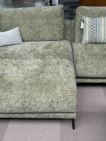 Violetta - Ecksofa Jolina Stoff 50/30 Sage Bissau Grün mit 3 Rückenkissen - 11