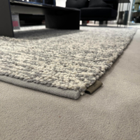 Eigene Herstellung - Teppich Mellow 200x300 Stoff Creme Beige Melange Handgewebt - 7