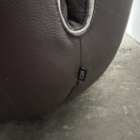 COR - Sofa Jalis 21 Leder 246 Schoko Grau Braun Nahtband 5095 Kitt - 5